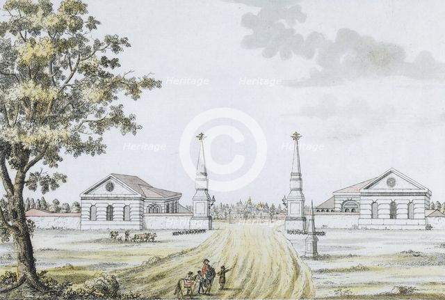 Moscow City Gates, 1792.