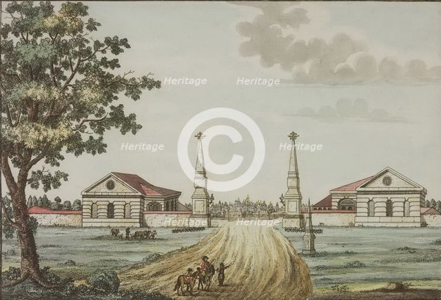 Moscow City Gates, Between 1792 and 1820.