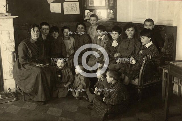 Moscow: Jewish orphanage named after the Third International, 1920-1929. Creator: Unknown.