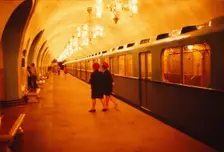 Moscow, Underground, c1970s. Artist: CM Dixon