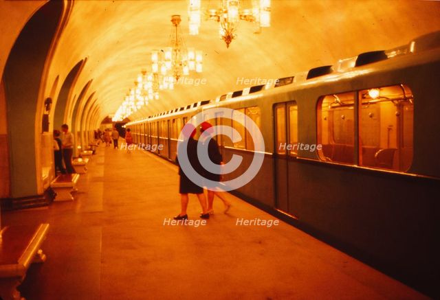 Moscow, Underground, c1970s. Artist: CM Dixon.