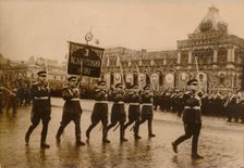 Moscow Victory Parade in Red Square, 1945. Creator: Unknown