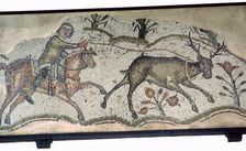 Mosaic of a Vandal horseman hunting, 5th century