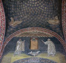 Mosaic of St Paul and St Peter in the Mausoleum of Galla Placidia, 5th century