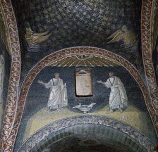 Mosaic of St Paul and St Peter in the Mausoleum of Galla Placidia, 5th century