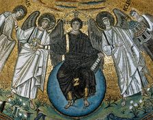 Mosaic of the apse of San Vitale, Ravenna, Italy, 547 AD. Creator: Unknown