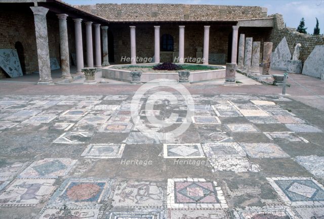 Mosaic at the Roman Villas, Carthage, Tunisia, c2nd-3rd century. Artist: Unknown.