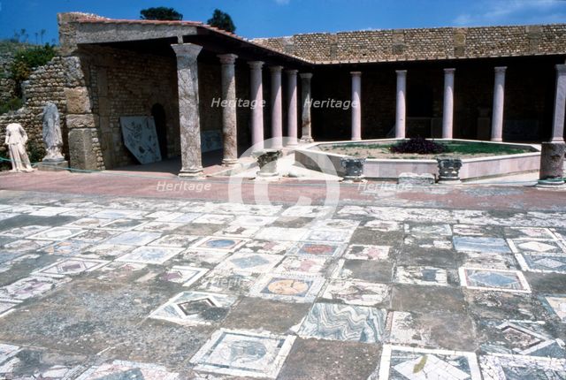 Mosaic at the Roman Villas, Carthage, Tunisia, c2nd-3rd century. Artist: Unknown.