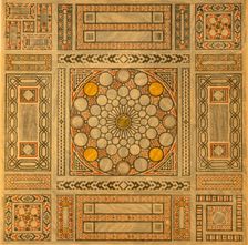 Mosaic decoration from the Mosque of Al-Ma'ini in Damietta, pub. 1949. Creator: Alhusain Fawzy (19th century)