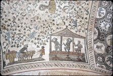 Mosaic detail in ambulatory of Santa Constanza church, Rome, 4th century