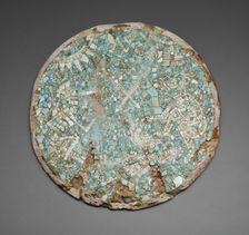 Mosaic Disk with a Mythological and Historical Scene, 1400/1500. Creator: Unknown
