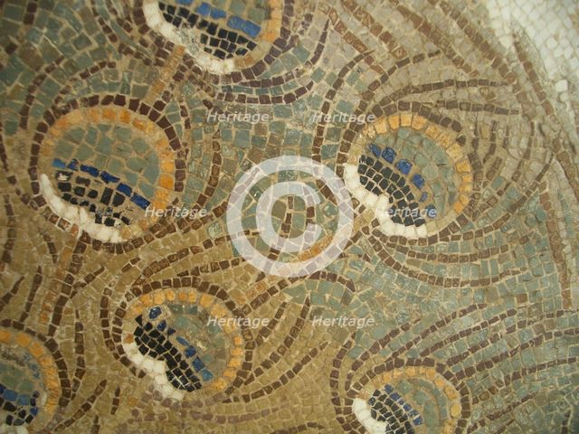 Mosaic, El Jem Museum, El Djem, Tunisia, 2009. Creator: Amanda Waite.