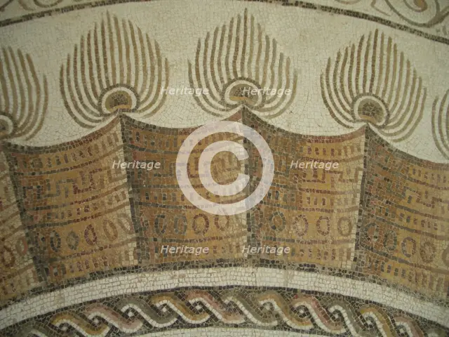 Mosaic, El Jem Museum, El Djem, Tunisia, 2009. Creator: Amanda Waite.