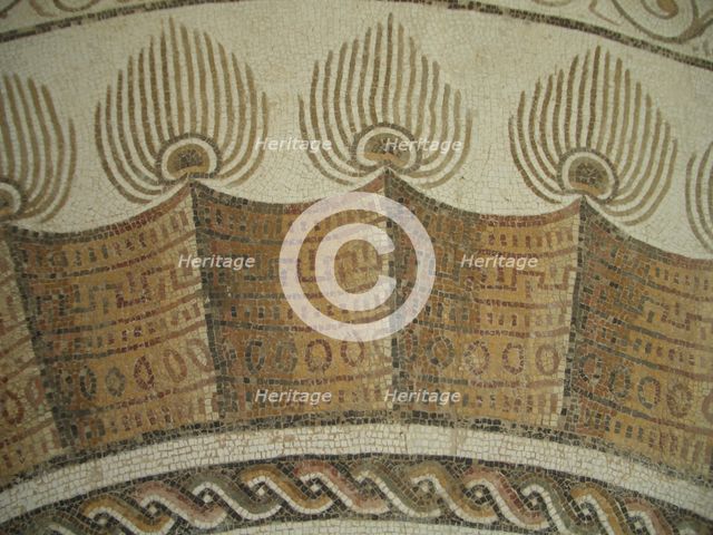 Mosaic, El Jem Museum, El Djem, Tunisia, 2009. Creator: Amanda Waite.