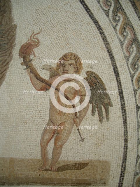 Mosaic, El Jem Museum, El Djem, Tunisia, 2009. Creator: Amanda Waite.