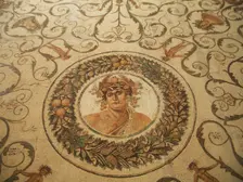 Mosaic, El Jem Museum, El Djem, Tunisia, 2009. Creator: Amanda Waite
