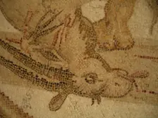 Mosaic, El Jem Museum, El Djem, Tunisia, 2009. Creator: Amanda Waite