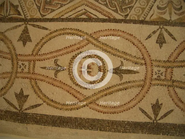 Mosaic, El Jem Museum, El Djem, Tunisia, 2009. Creator: Amanda Waite.