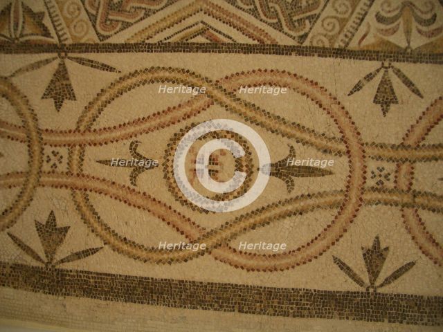 Mosaic, El Jem Museum, El Djem, Tunisia, 2009. Creator: Amanda Waite.