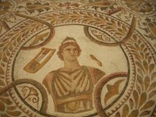 Mosaic, El Jem Museum, El Djem, Tunisia, 2009. Creator: Amanda Waite