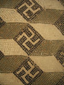 Mosaic, El Jem Museum, El Djem, Tunisia, 2009. Creator: Amanda Waite
