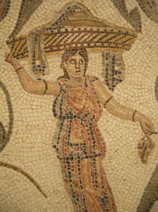 Mosaic, El Jem Museum, El Djem, Tunisia, 2009. Creator: Amanda Waite