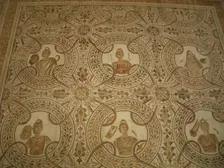 Mosaic, El Jem Museum, El Djem, Tunisia, 2009. Creator: Amanda Waite