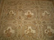 Mosaic, El Jem Museum, El Djem, Tunisia, 2009. Creator: Amanda Waite