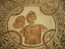 Mosaic, El Jem Museum, El Djem, Tunisia, 2009. Creator: Amanda Waite