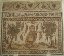 Mosaic, El Jem Museum, El Djem, Tunisia, 2009. Creator: Amanda Waite