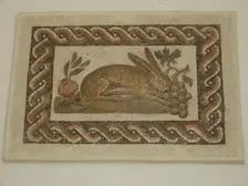 Mosaic, El Jem Museum, El Djem, Tunisia, 2009. Creator: Amanda Waite