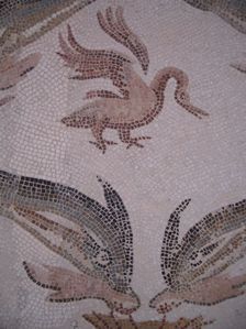 Mosaic, El Jem Museum, El Djem, Tunisia, 2009. Creator: Amanda Waite