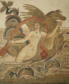 Mosaic, El Jem Museum, El Djem, Tunisia, 2009. Creator: Amanda Waite