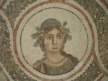 Mosaic, El Jem Museum, El Djem, Tunisia, 2009. Creator: Amanda Waite