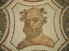 Mosaic, El Jem Museum, El Djem, Tunisia, 2009. Creator: Amanda Waite