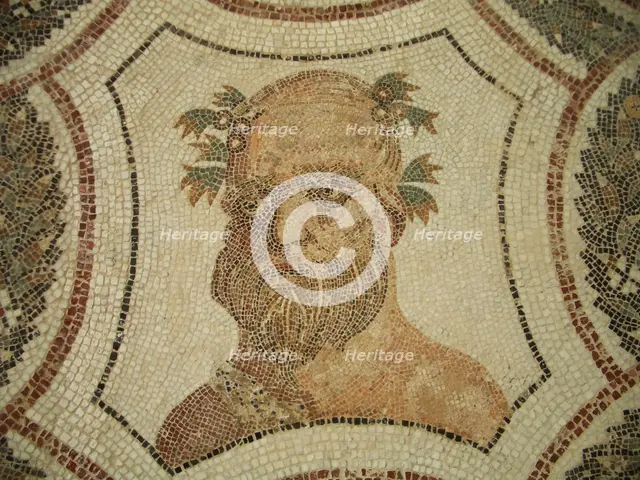 Mosaic, El Jem Museum, El Djem, Tunisia, 2009. Creator: Amanda Waite.