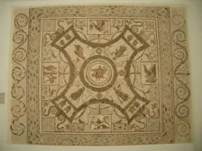Mosaic, El Jem Museum, El Djem, Tunisia, 2009. Creator: Amanda Waite