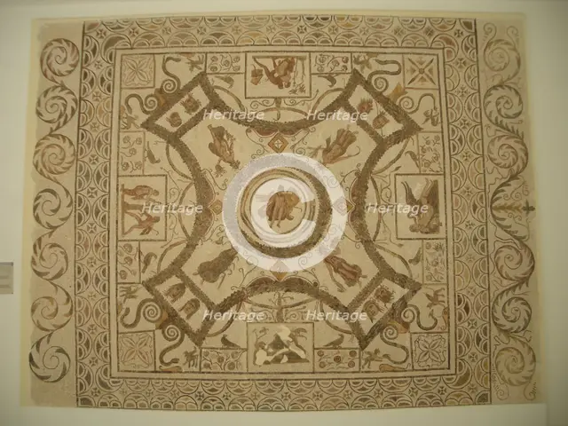 Mosaic, El Jem Museum, El Djem, Tunisia, 2009. Creator: Amanda Waite.