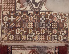 Mosaic floor, Lullingstone Roman Villa, Eynsford, Kent, 1991