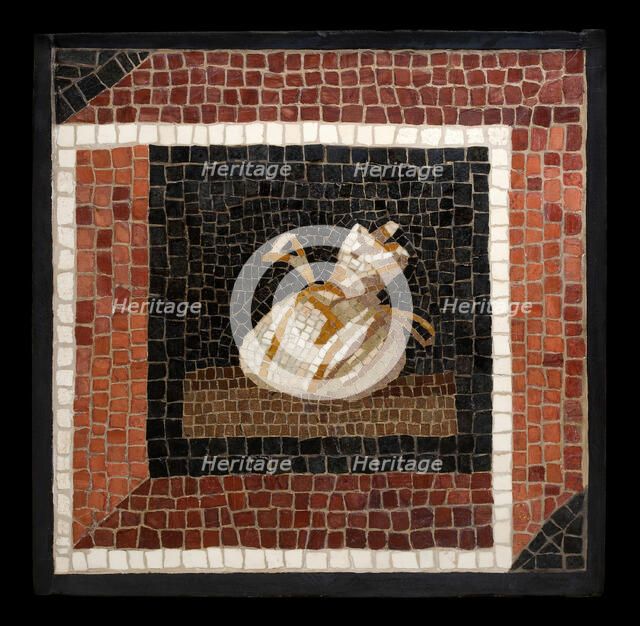 Mosaic Floor Panel Depicting a Sack, 2nd century. Creator: Unknown.
