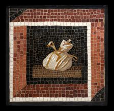 Mosaic Floor Panel Depicting a Sack, 2nd century. Creator: Unknown