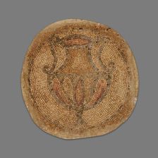 Mosaic Fragment with Classical Vase, 4th-5th century. Creator: Unknown