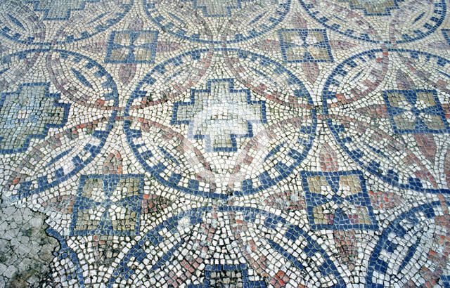 Mosaic from a Roman villa, Montreal, Dordogne and Atlantic Coast, France. Artist: Unknown