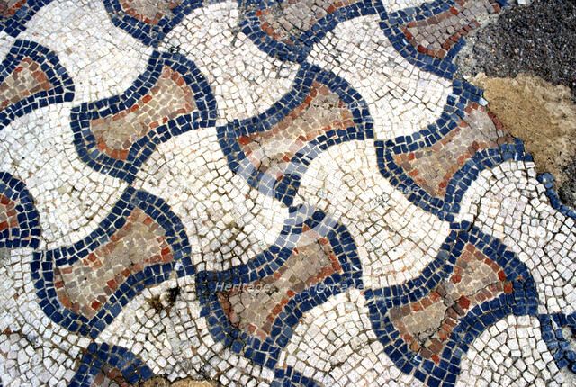 Mosaic from a Roman villa, Montreal, Dordogne and Atlantic Coast, France. Artist: Unknown
