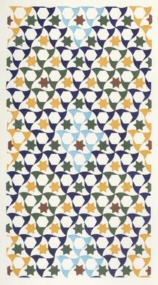 Mosaic from the portico of the Generalife 1907. Creator: Unknown