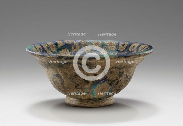 Mosaic Glass Carinated Bowl, late 1st century B.C.-early 1st century A.D. Creator: Unknown.