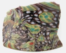 Mosaic Glass Fragment, Coptic, 4th-early 5th century. Creator: Unknown