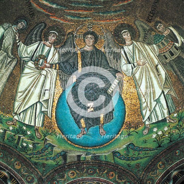 Mosaic in the apse of San Vitale.