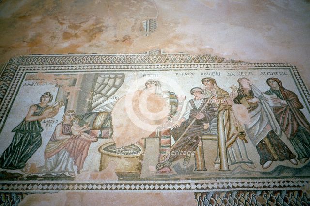 Mosaic, Paphos.  Creator: Vivienne Sharp.