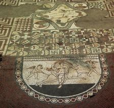 Mosaic pavement of a Roman villa, 2nd century